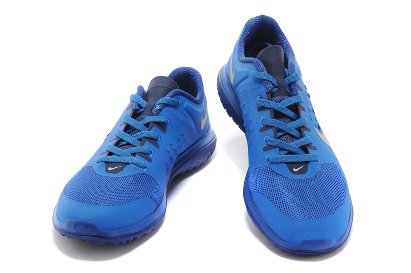 Nike FS Lite running sans chaussures gris bleu fonce (2)